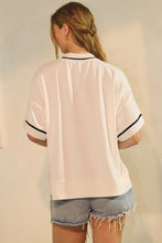 Load image into Gallery viewer, Oversized Game Day Short-Sleeve Sweatshirt
