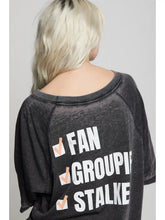 Load image into Gallery viewer, Recycled Karma - AC/DC Fan Tee - Burnout Black
