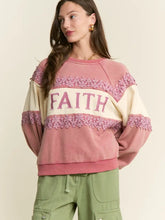 Load image into Gallery viewer, J.nna - ROSEWOOD LACE TRIM PULLOVER TOP - FAITH
