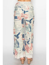 Load image into Gallery viewer, Origami - Drawstring Pants w/ Red White and Blue - Freedom
