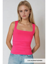 Load image into Gallery viewer, NIKIBIKI - Clean Line Square Shirred Top
