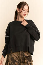 Load image into Gallery viewer, Davi &amp; Dani - Contrast Stitch Crewneck Sweatshirt
