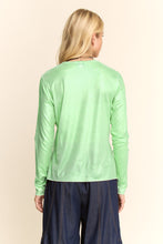 Load image into Gallery viewer, Davi &amp; Dani - Metallic Mesh Long Sleeve Tops
