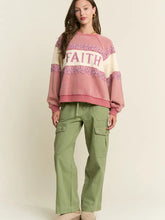 Load image into Gallery viewer, J.nna - ROSEWOOD LACE TRIM PULLOVER TOP - FAITH
