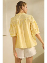 Load image into Gallery viewer, Oddi - Striped Blouse - Yellow
