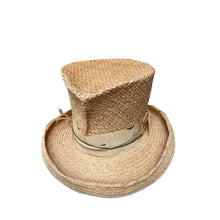 Load image into Gallery viewer, HC - Mixed Media Madhatter - Straw Top Hat
