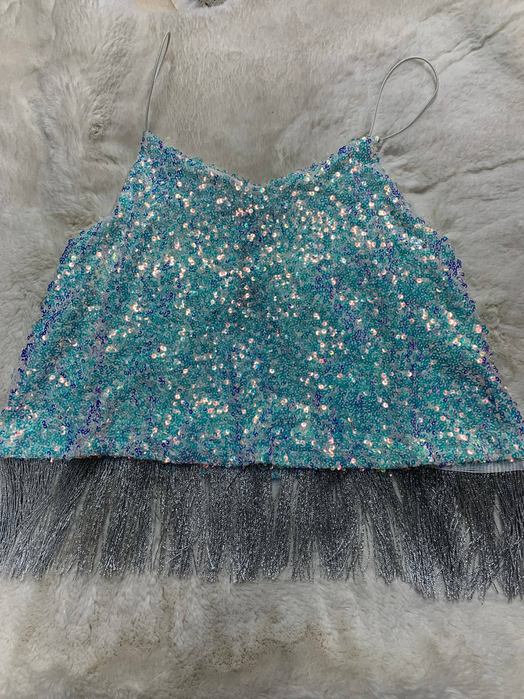 J.NNA - Fantasy Sequin Cami With Tassels