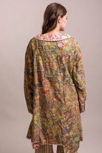 Load image into Gallery viewer, BlueVelvet - OVERSIZED PATCHWORK BUTTON DOWN COAT

