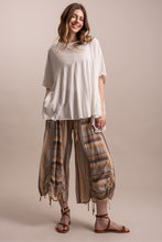 Load image into Gallery viewer, ELASTIC WAIST WITH STRING RUCHED LOOSE FIT PANTS
