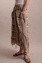 Load image into Gallery viewer, Bluevelvet - ELASTIC WAIST WITH STRING RUCHED LOOSE FIT PANTS
