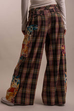 Load image into Gallery viewer, Bluevelvet - ELASTIC WAIST WITH STRING PATCHWORK WIDE LEG PANTS
