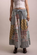 Load image into Gallery viewer, Bluevelvet - WIDE LEG PATCHWORK PANTS
