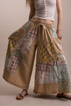 Load image into Gallery viewer, Bluevelvet - WIDE LEG PATCHWORK PANTS
