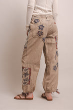 Load image into Gallery viewer, Bluevelvet - ELASTIC WAIST BAND WITH STRING PATCHWORK PANTS
