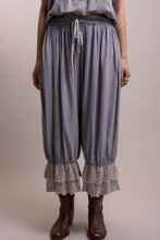 Load image into Gallery viewer, Bluevelvet - ELASTIC WAIST TIE LACE TRIM SOFT LOUNGE PANT
