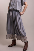 Load image into Gallery viewer, Bluevelvet - ELASTIC WAIST TIE LACE TRIM SOFT LOUNGE PANT
