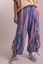 Load image into Gallery viewer, Bluevelvet - MULTI COLOR STRIPPED PANTS WITH BIG POCKETS

