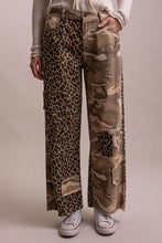 Load image into Gallery viewer, Bluevelvet - CAMO AND LEOPARD PRINT WIDE LEG PANTS

