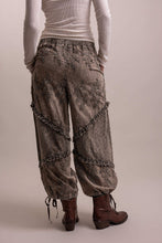 Load image into Gallery viewer, Bluevelvet - EMBROIDERED LACE TIERED WIDE LEG PANTS
