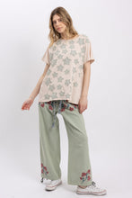 Load image into Gallery viewer, STAR PATCH WORK SHORT SLEEVE TOP
