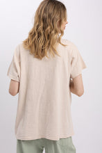 Load image into Gallery viewer, STAR PATCH WORK SHORT SLEEVE TOP
