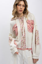 Load image into Gallery viewer, Bluevelvet - MULTI CONTRAST HOODIE CARDIGAN
