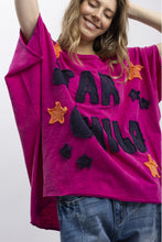 Load image into Gallery viewer, Bluevelvet - Star Child Patchwork Top
