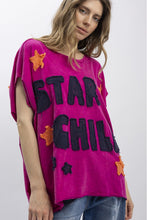 Load image into Gallery viewer, Bluevelvet - Star Child Patchwork Top
