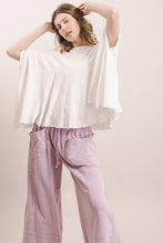 Load image into Gallery viewer, Bluevelvet - Short Sleeve Oversize Top
