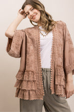 Load image into Gallery viewer, EMBROIDERED RUFFLE TOP
