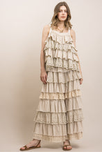 Load image into Gallery viewer, ROMANCE TIERED LACE RUFFLE PANTS
