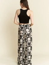 Load image into Gallery viewer, Jade By Jane - Cat Face Print Wide Pants
