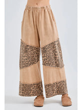 Load image into Gallery viewer, J. Her - Mineral washed Leopard Asymmetrical Tier Pants

