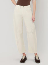 Load image into Gallery viewer, Front Seam Detail Barrel Jeans
