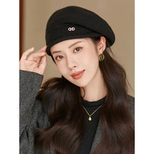 Load image into Gallery viewer, HCB - Pleated Beret Hat Knitted Hats
