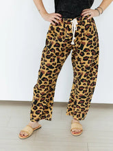 Load image into Gallery viewer, Turquoise Haven - Western Cheetah Barrel Pant
