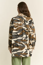 Load image into Gallery viewer, J. NNA - Camouflage Leopard Print Button Down Jacket
