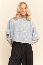 Load image into Gallery viewer, Davi &amp; Dani -  Ruffle Short Sleeve Babydoll Mesh Top
