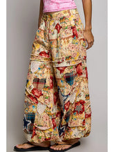 Load image into Gallery viewer, Pol - Patch Elastic Waistband Adjustable Button Woven Pants
