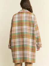 Load image into Gallery viewer, J.nna - Mutlicolor Plaid Coat
