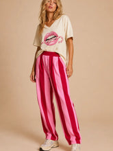 Load image into Gallery viewer, J.nna - Striped Wide-Leg Pants

