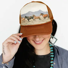 Load image into Gallery viewer, Wild Horses Trucker Hat
