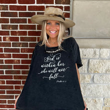 Load image into Gallery viewer, A Rare Bird - &quot;God Is Within Her&quot; Distressed Shirt
