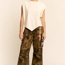 Load image into Gallery viewer, Davi &amp; Dani - Washed Effect Cargo Pants
