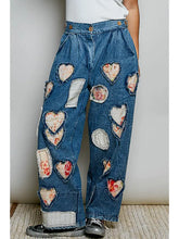 Load image into Gallery viewer, Pol - Patch Elastic Waistband Adjustable Button Woven Pants
