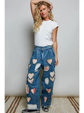 Load image into Gallery viewer, Pol - Patch Elastic Waistband Adjustable Button Woven Pants
