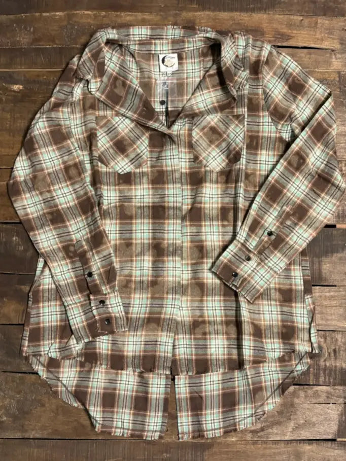 Jaded Gypsy - Crisp Morning Air Flannel