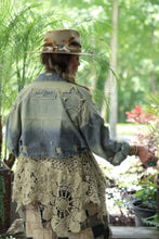 Load image into Gallery viewer, Jaded Gypsy -Uptown Crop Denim Jacket
