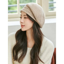 Load image into Gallery viewer, HCB - Pleated Beret Hat Knitted Hats
