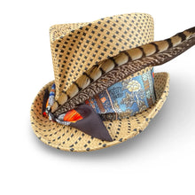 Load image into Gallery viewer, Graphic Little Devil - Straw Top Hat
